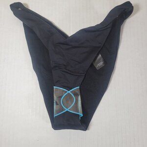 Asos Design Womens Black High Leg Swimwear Beach Summer Bikini Bottoms Size US 2